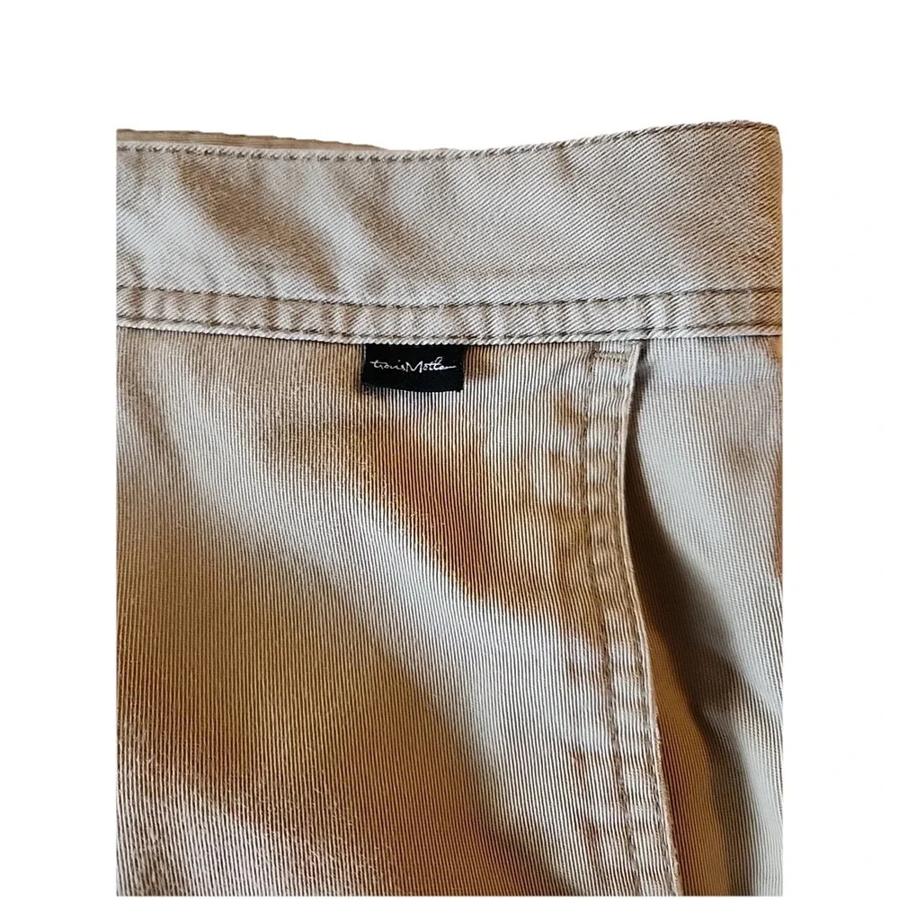 Travis Mathews Pants Sz 38 Performance Stretch Chinos Khaki Tan Golf Preppy READ